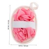 Outanaya 2pcs Exfoliating Loofah Balls Body Scrubber Natural Bath Shower