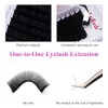 FADLASH Individual Classic 1:1 Eyelash Extension 0.15mm D Curl 9-17mm
