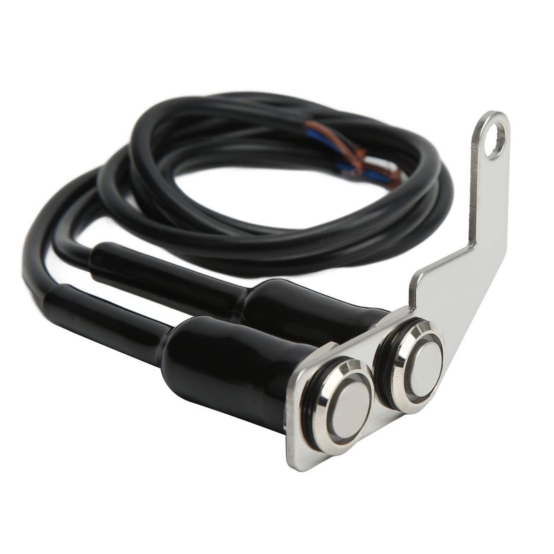 Motorcycle Handlebar Switch, Universal LED Motorcycle Headlight Switch, Stainless Steel