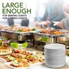 Stock Your Home 9-Inch Paper Plates Uncoated, Everyday Disposable Plates