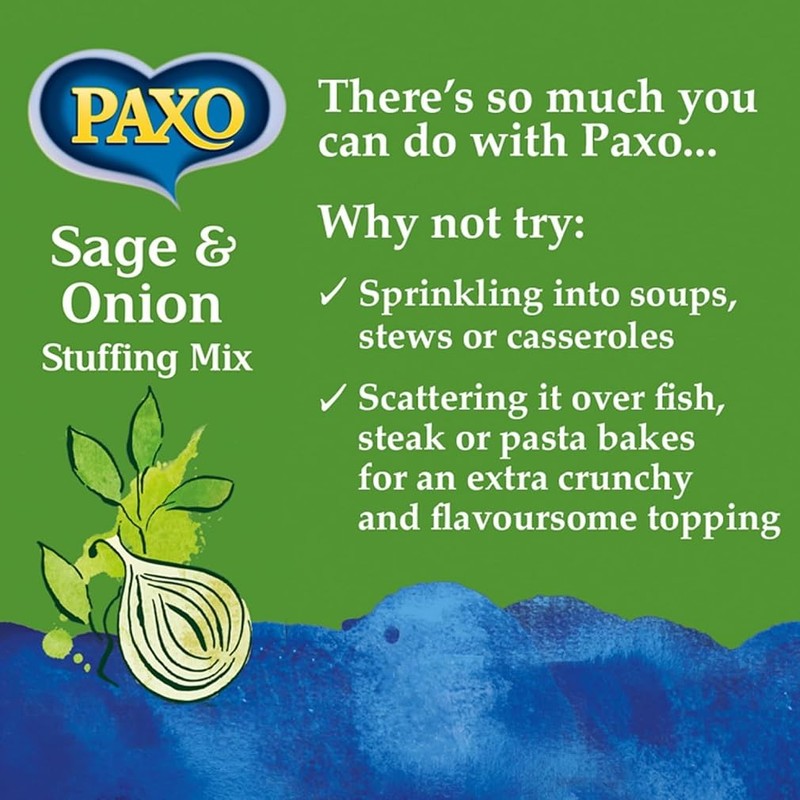 Paxo Sage & Onion Stuffing - 170grams - (6 ounces)