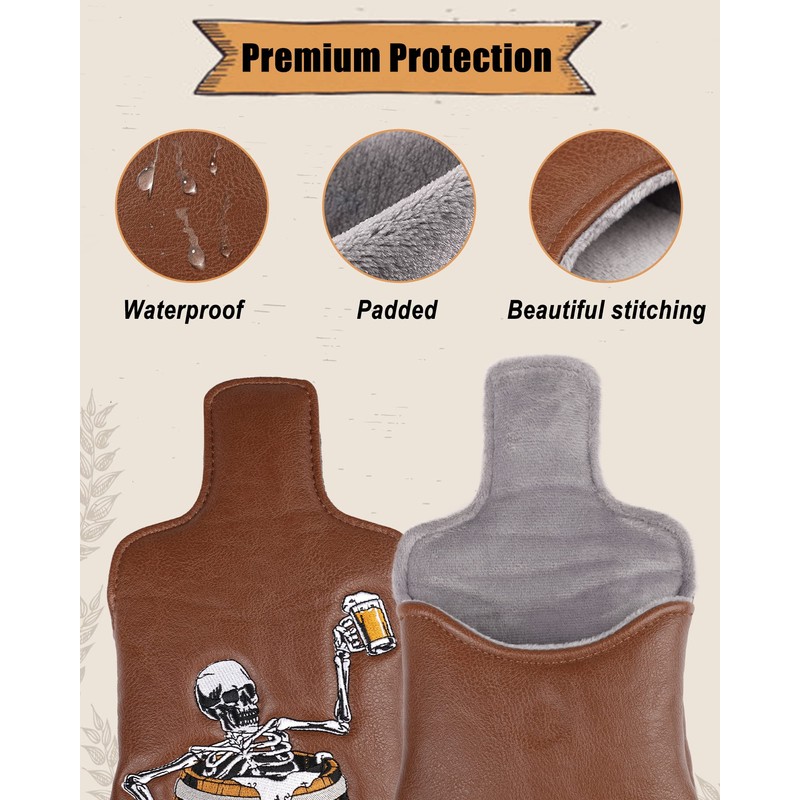 Big Teeth Square Mallet Putter Cover Magnetic