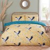 Rapport Home Crane Birds Double Bedding: Luxurious Reversible Microfibre Duvet