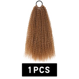 Hair Extension Curly Wrap Around Yaki Ponytail Extension Long Wavy Synthetic Hair Accessories for Women 3224