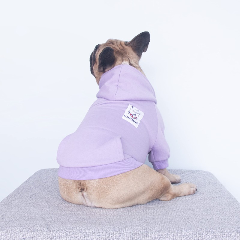 iChoue Pug Clothes Hoodies for Dogs Puppy French Bulldog Frenchie