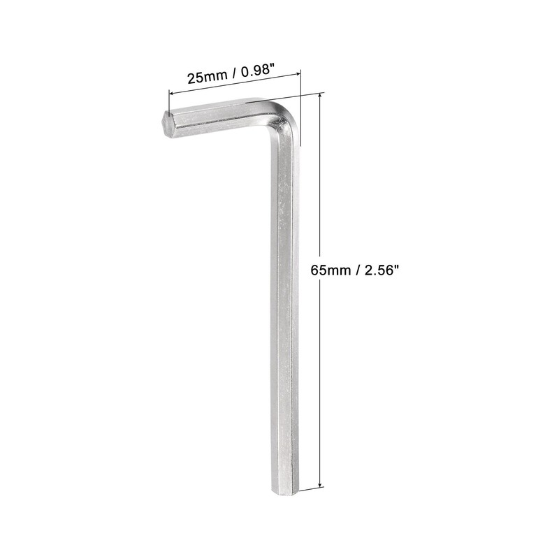 sourcing map 5mm Hex Key Wrench, L Shaped CR-V Repairing