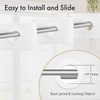 AmazerBath No Hook Shower Curtain and Liner Set, Shower Curtain