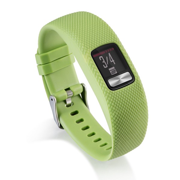 AWINNER Bands Compatible for Garmin vivofit 4,Replacement Sport Colourful Band for vivofit 4 Activity Tracker (Green, Small)