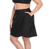 HDE Womens Plus Size Skort Skirt with Bike Shorts Active