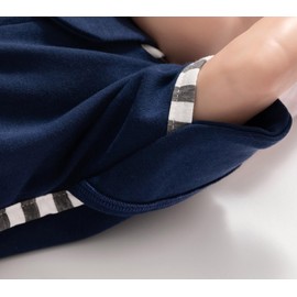 2-Pack Baby Transition Swaddle Set, Breathable Newborn Sleep Sack with Arms Up Design & 2-Way Zipper, 100% Cotton Transition Swaddle for Infant Boys Girls (Green + Estate Blue, S(0-3 Months))