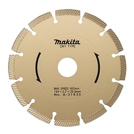 Makita A-31930 Diamond Wheel, Outer Diameter 6.0 inches (154 mm), High Quality