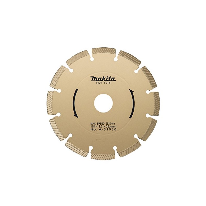Makita A-31930 Diamond Wheel, Outer Diameter 6.0 inches (154 mm),