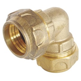 SOMATHERM FOR YOU - Elbow Brass Parity for D20 PE Pipe - External Tension