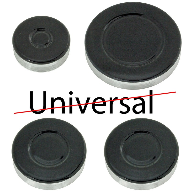 SPARES2GO (Non Universal) Gas Burner Crown and Flame Cap Kit