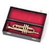 Sunrise Sound House Miniature Musical Instrument Trumpet 1/4 Gold