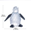 LONGWIN - Figuritas de pingüino de vidrio coleccionable para decoración