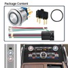 UL Listed 25MM Big Latching Push Button Switch 1“ DPDT