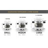 Vietnamese coffee maker filter set, French press style pour-over coffee