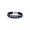 LOTUS STYLE Bracelet Homme Cuir & Acier LS1838-2/2, Stainless Steel,