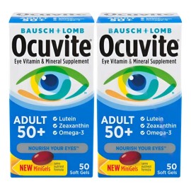 100gels Vitaminas Lutein Zeax Om3 /p Ojos Ocuvite Adulto 50+