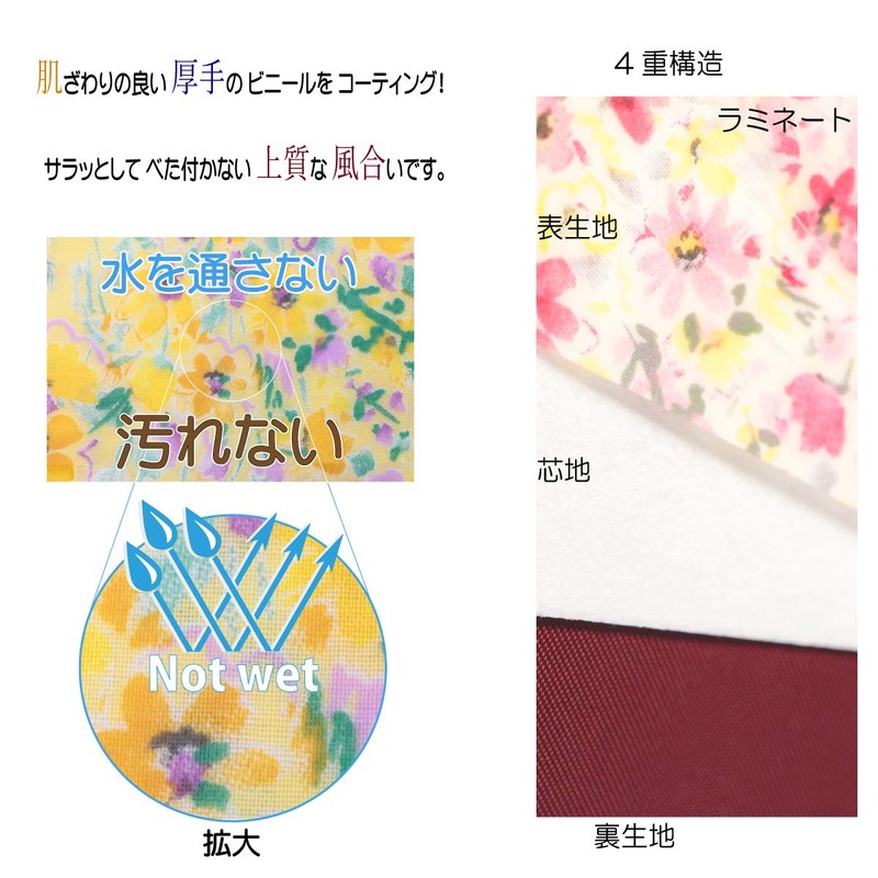 watona Laminated Makeup Pouch, Makeup Pouch, Cosmetic Pouch, Travel Pouch,