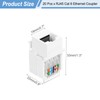 sourcing map 20 Pack Cat 6 Tool-Free RJ45 Ethernet Jack,
