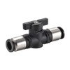 sourcing map Pneumatic Ball Valve, Push to Connect Shut off
