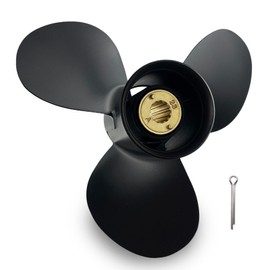 Upgrade OEM Aluminum Boat Outboard Propeller for Mercury Engines 10x17 11 3/8x12 10 1/2x13 30HP 35HP 40HP 45HP 50HP 55HP 60HP 70HP,13 Spline Tooth,RH (11 3/8x12)