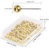 AIEX 1000 x map pins, pin needles, thumb tacks for