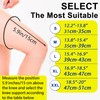 Full Leg Compression Sleeves 2 Pack anti Slip Ventilation Long