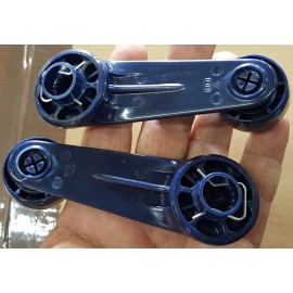 HUSHAN NEW PAIR Window Crank Lever Handle DARK-BLUE Toy Tacoma, T100, Pickup