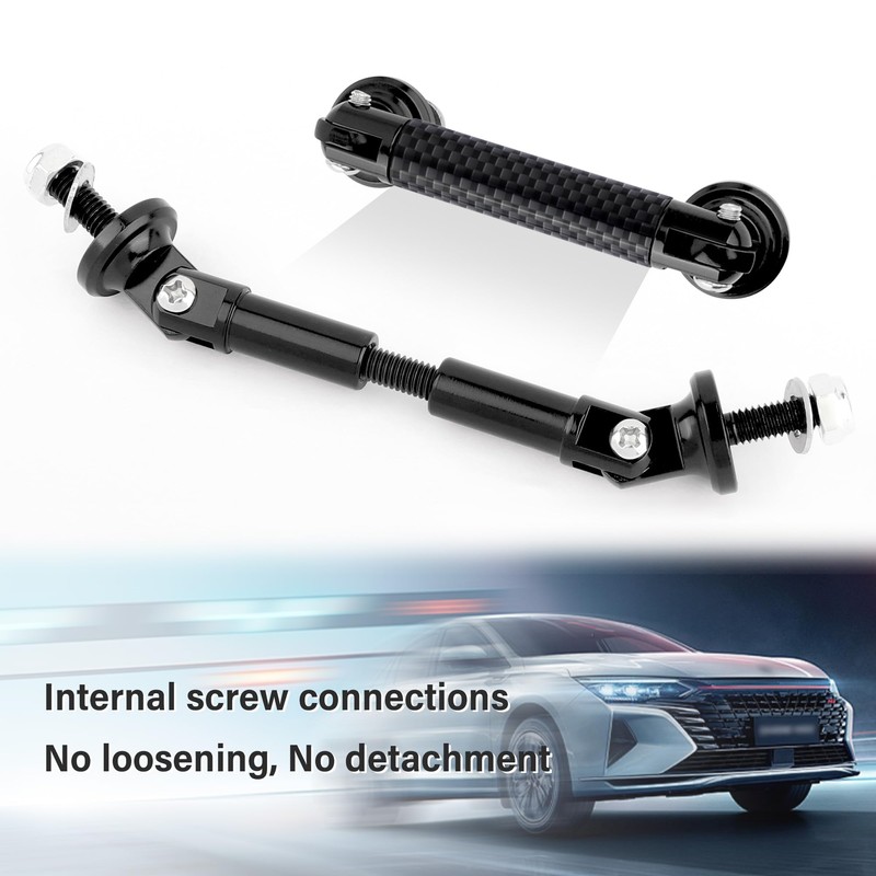 2PCS Bumper Quick Release Fasteners,Carbon Fiber Adjustable Quick Release Bumper