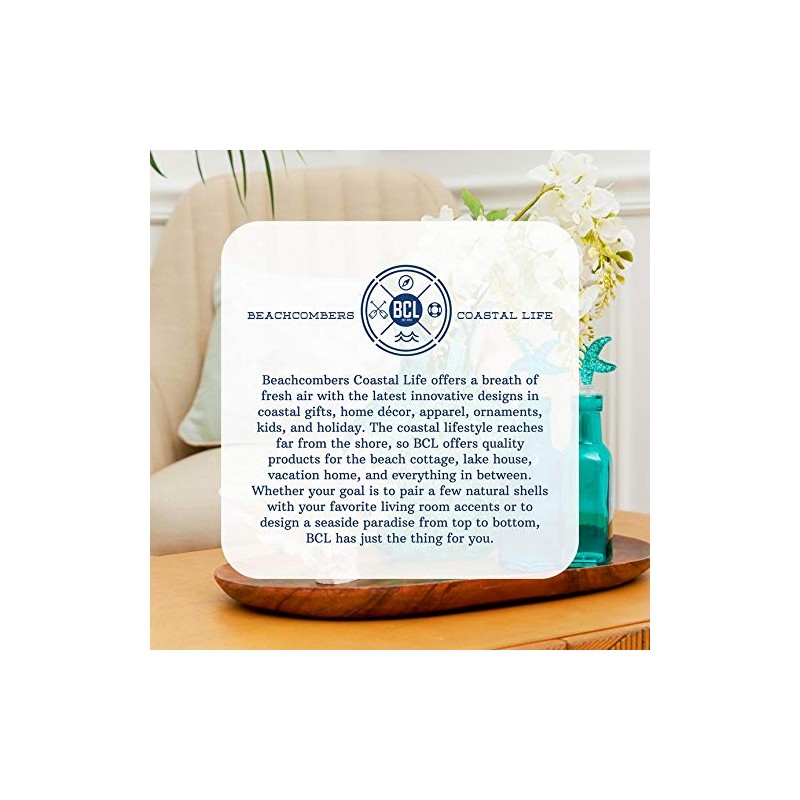 Beachcombers Light-Up Led Hanging Block with 5 Hooks Blue