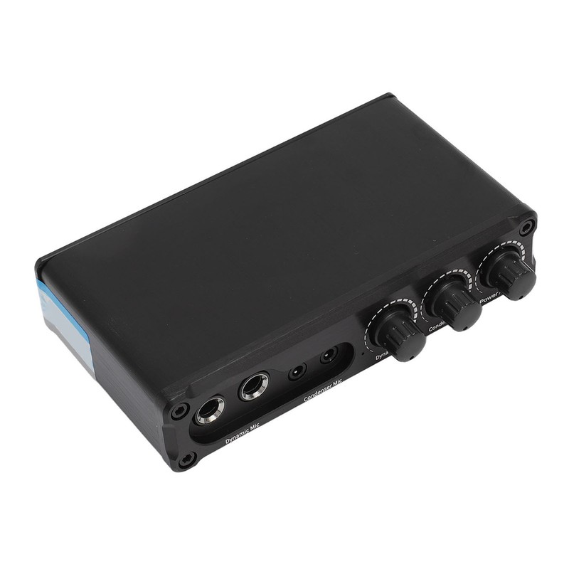 Condenser Dynamic Microphone Mixer Adjustable 3 Channel Input Sound Mixer