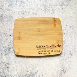 Barkcuterie Bamboo Cutting Board, Pet Food Cutting Board, Pawtry Engraved Cutting Board, Fun Puppy Party Cutting Board, Gift Idea (8"x10")