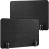 Fabbay 2-Piece Acoustic Desk Privacy Panel Set - 16x24"Freestanding Desk