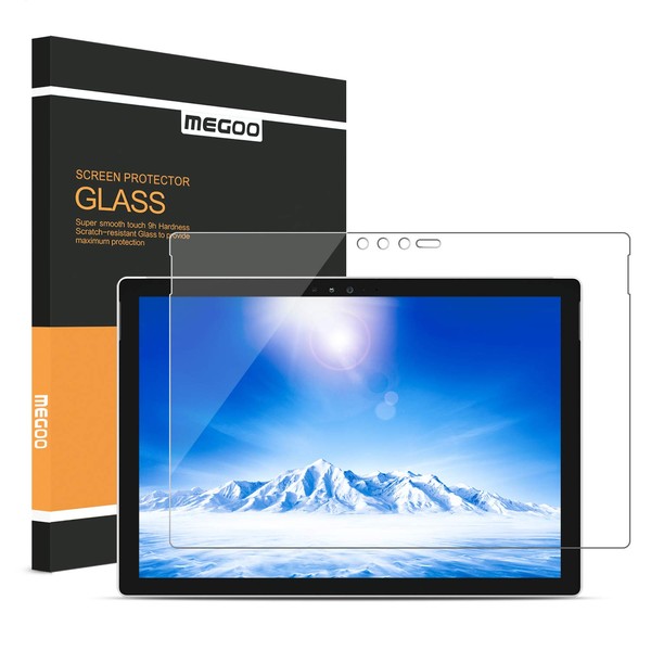 MEGOO Surface Pro 6/5/4 Screen Protector 12.3 Inch,Tempered Glass, Easy