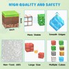 FUXHBFB Magnetic Blocks Build Mine 100PCS - Magnet World Edition