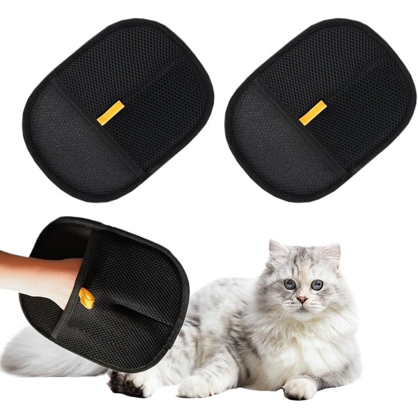 coalwop 2 PCS Static Removal Gloves Pet Hair Double Sided