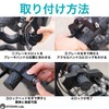 RYOHIN Lab Brake Lock for Motorcycles, Anti-Theft, Steering Wheel Lock,