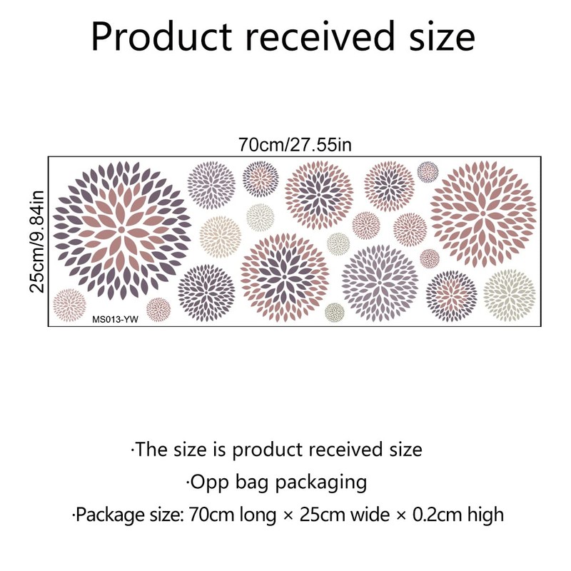 Condessacity Wall Sticker Stylish Creative Circular Image Wall Sticker Removable