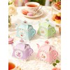 24 Piece Tea Party Favor Boxes, Teapot Shaped Treat Box,