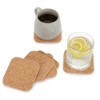 Apollo Cork Coasters Set Of 6 10cm, 1562