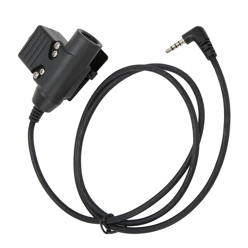 U94 PTT Headset Adapter 90cm Back Clip Headset Connector Cable