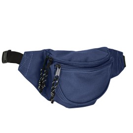 DALIX Riñonera pequeña S XS talla 19 a 28 para niños, adultos, adolescentes, Azul marino, Pequeño