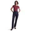 Madewell Womens Brightside Rib Tee Mulberry Wine XS (Women's 00-0)