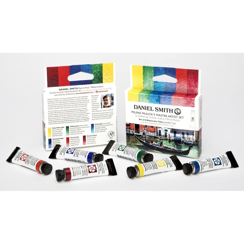 daniel smith Master Artist Extra Fine Watercolour Paint, 6 Pack,