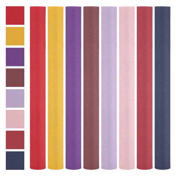 Newwiee 8 Rolls Patch Twill Iron on Patches for Clothes