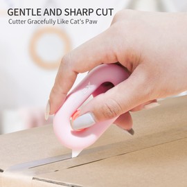 Box Cutter Retractable, Box Opener, Ceramic Box Cutter, Built-In Magnetic, Mini Box Cutter, Safety Box Cutter, Cute Box Cutter, Small Box Cutter For Women, Package Opener, Box Opener Tool (3pcs)