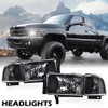 G-PLUS Headlight Lamps Compatible with 1994-2001 Dodge Ram 1500/1994-2002 Dodge